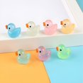 thumbnail image 7 of LAMIRO 20 Pack Glow in the Dark Rubber Ducks Mini Luminous Resin Sculptures Diy Craft Party Decor Potted Plant Accents, 7 of 7