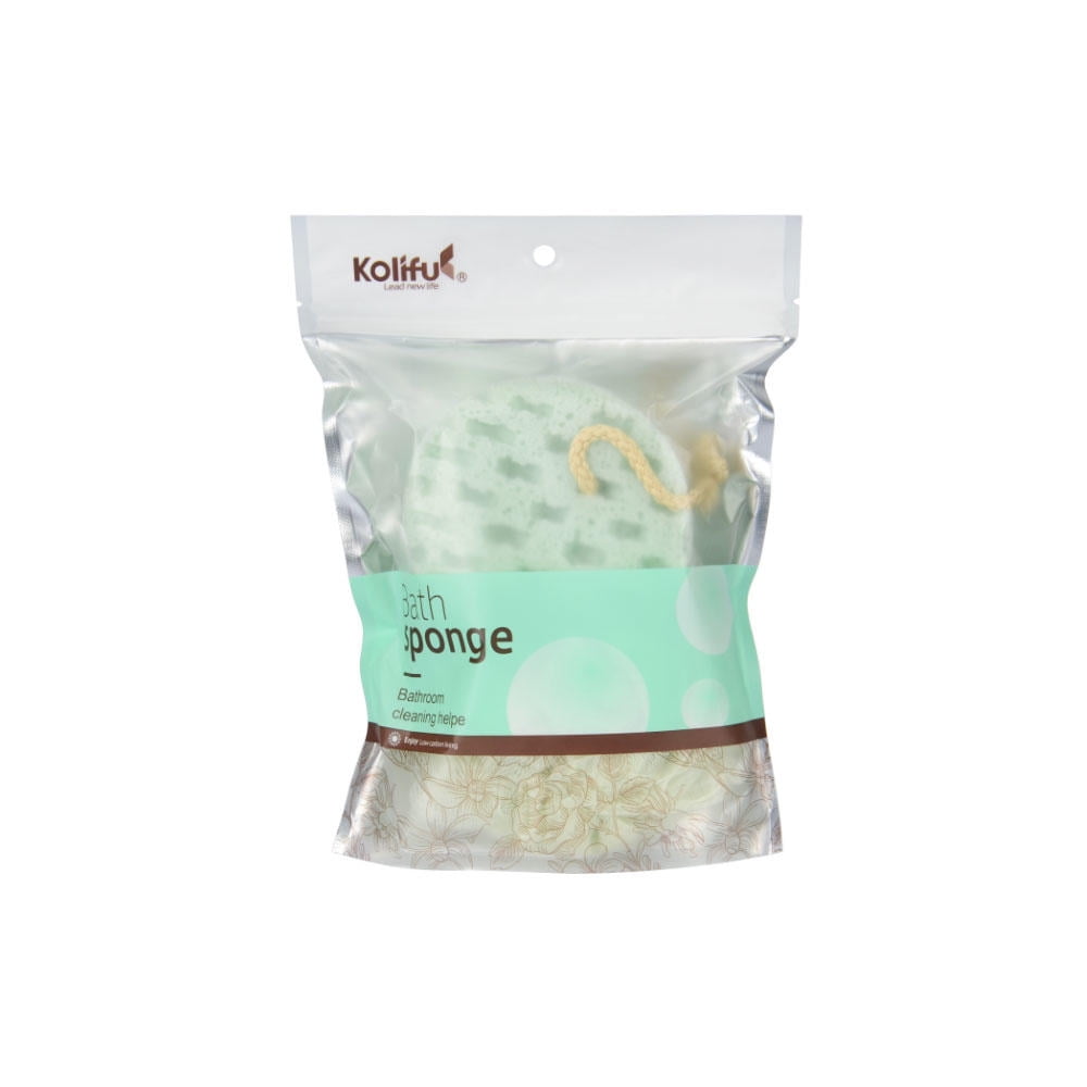 LIVINGbasics Bath Sponge, Soft Loofahs Shower Sponge for Sensitive Skin