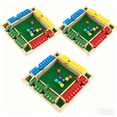 thumbnail image 2 of 3 Pack Wooden Shut The Box Dice Game for 4 Players - Family Pub Math Strategy Activity with 8 Dice, 2 of 8