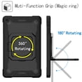 thumbnail image 3 of For Samsung Galaxy Tab A10.1  T510 Contrast Color Shockproof Robot Silicone + PC Case with Holder, 3 of 8