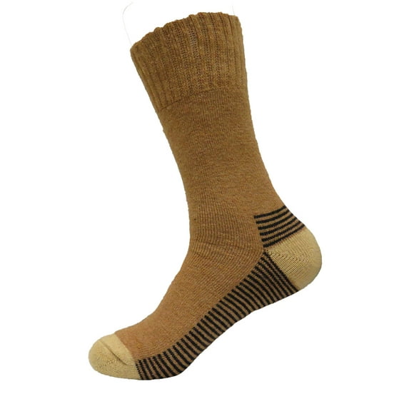 Men's Super Warm Merino Wool Winter Socks 10-13 (Beige)