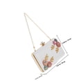 thumbnail image 2 of HAMPPLIES Evening Clutches White PU 1Set Shoulder Bag Option, 2 of 7