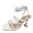 White, variant on Vedolay Sandals for Women Dressy Summer Women's Two Strap Open Toe Slip Casual Sandals Party Dating Wedding Dress Pumps Shoes,Red 8.5