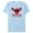 Light Blue, variant on Men's Sesame Street Elmo Red Logo Sign  Graphic T-Shirt