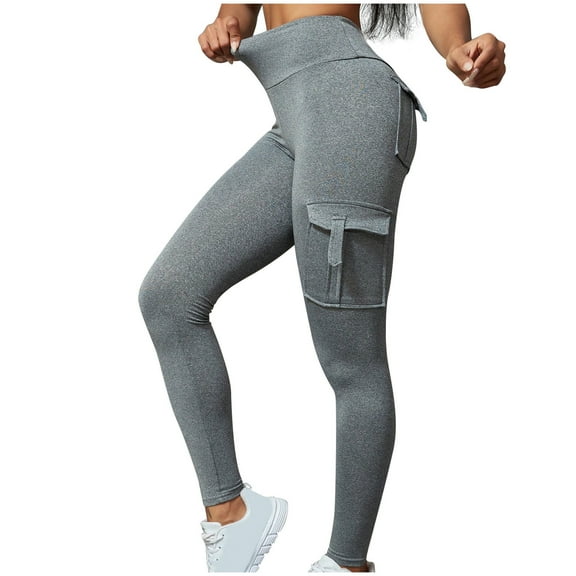 XuJwPNcy Scrunch Butt Lifting Leggings for Women with Pockets Workout Cargo Yoga Leggings Gym Tights