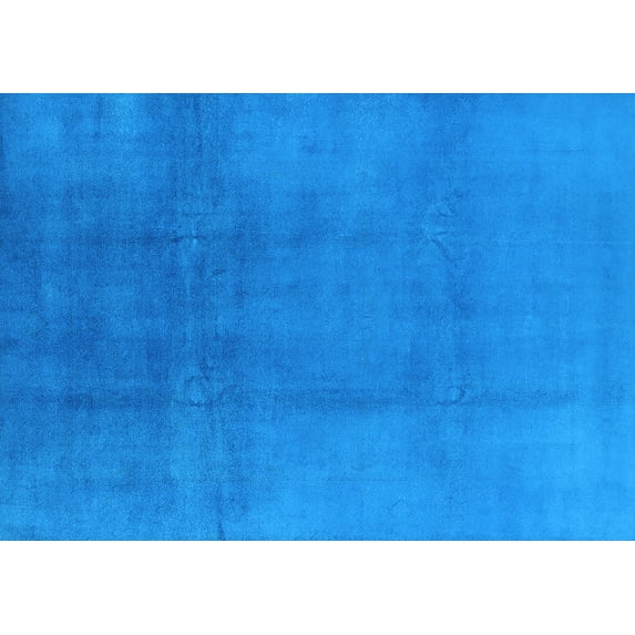 Ahgly Company Indoor Rectangle Oriental Light Blue Industrial Area Rugs, 2' x 4'