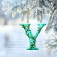 thumbnail image 4 of Wzzjkit 26 Alphabet Series 2D Acrylic Backpack Car Pendant Decoration Ornament, 4 of 7