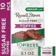 thumbnail image 3 of RUSSELL STOVER Sugar Free Toffee Squares in Chocolate Candy, 5.1 oz. bag, 3 of 11