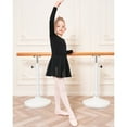 thumbnail image 5 of Stelle Girl's Long Sleeve Ballet Leotards with Sheer Skirt, 5 of 5