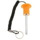 thumbnail image 4 of Pasador de pila de pesas, accesorios para pasadores de pesas, entrenamiento de fuerza, fitness multiusos Naranja 10x80mm, 4 of 9