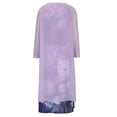 thumbnail image 5 of Summer Dresses for Women Casual, Womens Plus Size Summer Dresses Flowy Floral Print Two-Piece Set Dress Crewneck Sleeveles Dress Cadigan for Wedding Guest, 5 of 6