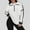 White, variant on Karight Women's Sherpa Fleece Sweatshirt Jacket Half Zip Oversized Long Sleeve Pullover Sweatshirt Winter Fall Outfits
