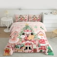 thumbnail image 2 of Feelyou Christmas Nutcracker Bedding Comforter Set for Kid, Dreamy Princess Fairy Twin Comforter Sets, Kawaii Rat Guard Reversible Bedding Set, Microfiber Bedroom Decor, 2pcs, 2 of 8