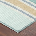 thumbnail image 3 of Addison Rugs Chantille Indoor/Outdoor Transitional Modern Aqua Machine Washable Rectangle Rug, 3' x 5', 3 of 8