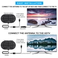 thumbnail image 3 of Antena De Rango De 980 Millas 4K Digital Hdtv Antenas De Tv Para Interiores Con Amplificador Amplificador De Señal Active Indoor Hd Tv Radius Active Aerial Advancent  EL009553-00, 3 of 5