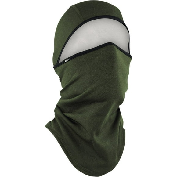 Zan Headgear SportFlex 53; Série Cagoule Polyester Olive SportFlex Balaclava