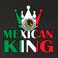 thumbnail image 5 of Wild Bobby Mexican King Latin Pride Women Tri-Blend Racerback Tank Top, Vintage Black, X-Large, 5 of 5