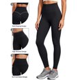 thumbnail image 3 of Cadmus Butt Lifting No Front Seam Workout Leggings for Women Tummy Control High Waist Seamless Pilates, Casual, Gym, Running, 3 of 7