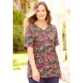 thumbnail image 2 of Catherines Women's Plus Size Suprema Short Sleeve V-Neck Tee, 2 of 5