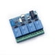 thumbnail image 4 of Módulo de Relé USB de 4 Canales LCUS-4, Relé de Control Inteligente, Interruptor Inteligente USB de 5 V, 4 of 5