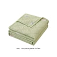 thumbnail image 2 of Bomd Cooling Blanket for Hot Sleepers Twin Size, Cooling Comfort Throw, Cold Blankets for Night Sweats Sleeping, Ultra-Cool Lightweight Breathable Summer Blanket for Bed,60" x 80"Green, 2 of 6