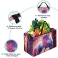 thumbnail image 3 of Unicorn Large Capacity Foldable Oxford Cloth Picnic Basket - Reusable Cube Organizer, Storage Bins, and Laundry Basket Included, 3 of 7