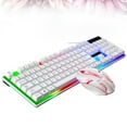 thumbnail image 4 of SHISUYAN Wired Gaming Keyboard Mouse Set Colorful Backlight Computer Game Keyboard Mouse Gaming Accessories (White), 4 of 8