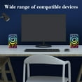 thumbnail image 6 of xjwjuw Computer USB Mini Speaker, Colorful Luminous Lights, Double Channel Subwoofer, Compact Desktop Audio, High-Quality Sound, Plug-and-Play, Laptop, PC, Gaming, Music, 6 of 6