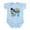 Sky Blue, variant on CafePress - Monsters Infant Bodysuit - Baby Light Bodysuit, Size Newborn - 24 Months