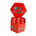 thumbnail image 3 of 14 piezas de adornos navideños decorativos para árbol de Navidad colgantes irrompibles Alce rojo y blanco, 3 of 9