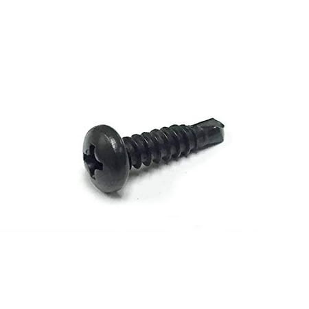 

3/4 Pan Head Screw #8 Self-Tapping Black Oxide- 50PK