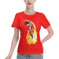 thumbnail image 1 of T-Shirt Basique à Manches Courtes pour Femmes Dragon Ball Wukong, 1 of 6