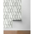 thumbnail image 5 of Stacy Garcia Home Grey Half Circles Peel and Stick Wallpaper - 20.5 in. W. x 18 ft. L. Roll, 5 of 6