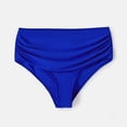 thumbnail image 5 of PatPat Easter Mommy and Me Family Matching Blue Ruffle Trim Two-piece Swimsuit and Letter Print Swim Trunks, 5 of 10