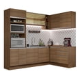 thumbnail image 1 of Cocina Integral de Esquina Madesa Glamy 02 Marrón 399cm, 1 of 5