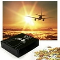 thumbnail image 3 of Ambesonne Scenery Jigsaw Puzzle, Widebody Jet Air Plane, Heirloom-Quality Fun Activity for Family Durable Cardboard, 1000 pcs, Multicolor, 3 of 6