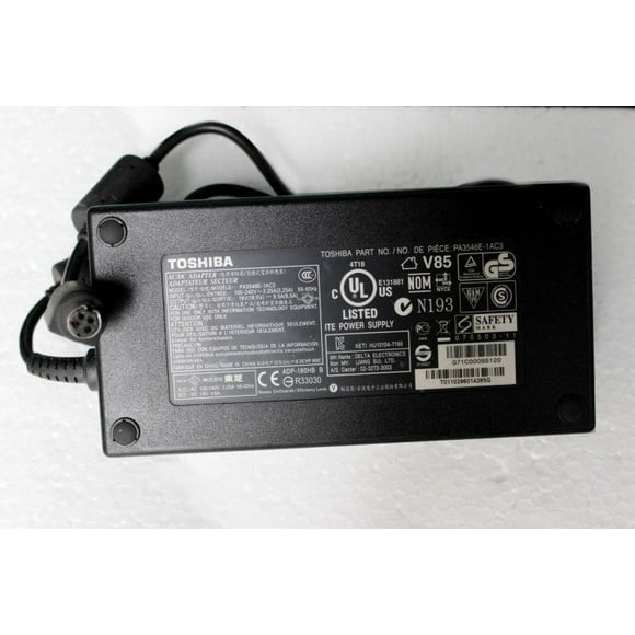 Nouveau Chargeur Adaptateur Secteur Toshiba 19V 9.5A 180W Authentique