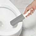 thumbnail image 6 of 2pcs Pumice Stone Cleaner, TSV Pumice Stone Toilet Bowl Cleaner with Long Handle, Hard Water Build up Remover, Toilet Bowl Stain Ring Remover, Natural Pumice Scouring Sticks, Gray, 6 of 8