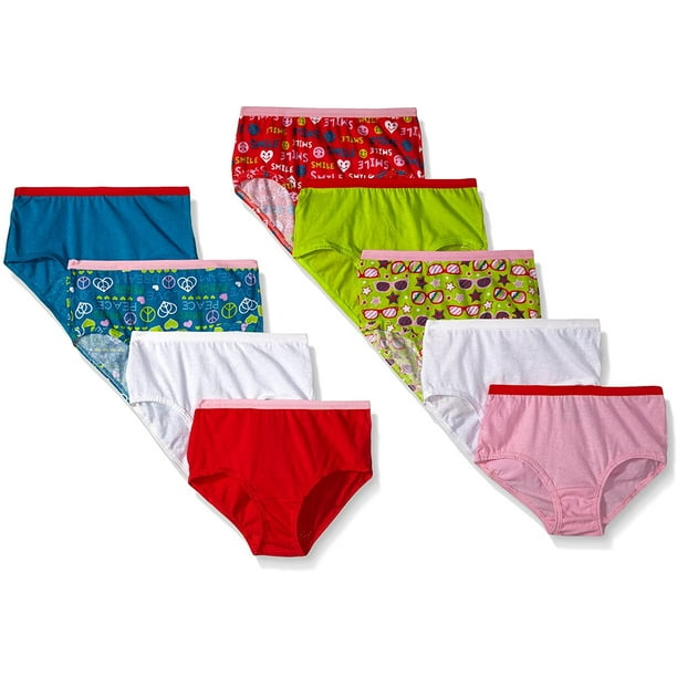 Fruit of the Loom - Fruit of the Loom girls Cotton Brief Underwear 12 ...