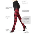 thumbnail image 3 of MeMoi Glasgow Plaid Cotton Blend Sweater Tights - Womens - Female (S/M, Red), 3 of 12