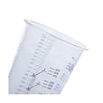 thumbnail image 5 of 32 Oz (1000ml) Disposable Flexible Clear Graduated Plastic Mixing Cups Use For Paint Resin Epoxy Mi, 5 of 5