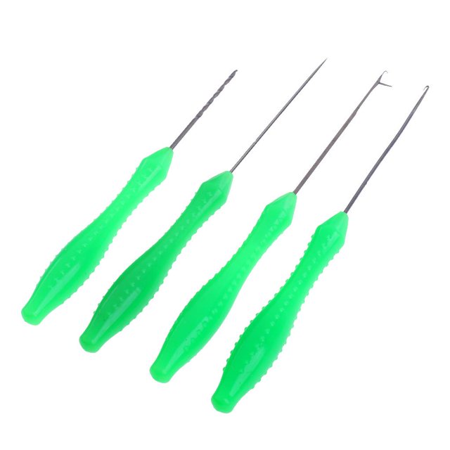 Kit de agujas de pesca Cola de 4 piezas Equipo de Herramientas de Empalme Y Taladro