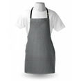 thumbnail image 4 of Grey Apron, Hexagons Triangles Simplistic Mosaic Shapes Arrangement Minimal Design Print, Unisex Kitchen Bib with Adjustable Neck for Cooking Gardening, Adult Size, Grey and Pale Grey, by Ambesonne, 4 of 4
