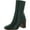 Green Leather, variant on Franco Sarto Womens Stevie Leather Square Toe Booties