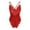 Red, variant on dgysar Backless Lace Non-Marking Breathable One Piece Bodysuit for Women Anniversary Nightgown Wedding Night and Party Celebration Wear Red XL