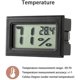 thumbnail image 2 of Paquete de 5 mini higrómetro pequeño termómetro digital higrómetro monitor Lcd interior, kaili Sencillez, 2 of 5