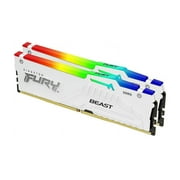 Kingston FURY Beast RGB 32GB (2 x 16GB) 288-Pin PC RAM DDR5 6000 (PC5 48000) Memory (Desktop Memory) Model KF560C36BWEAK2-32