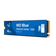 Western Digital 4TB WD Blue SN5000 NVMe Internal SSD - WDS400T4B0E-00BKY0