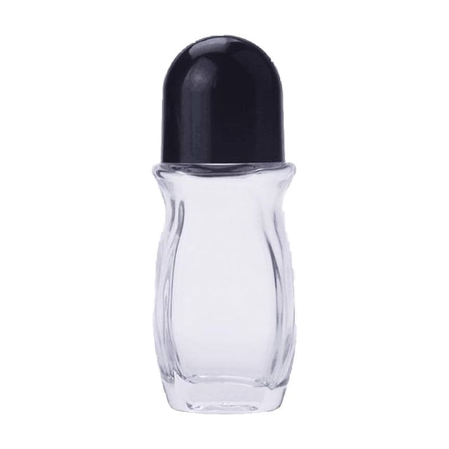 Binwennn Grande Bouteille en Verre Transparent à Rouleau pour Liqueur, Massage et Applications d'Huiles Importantes Rangement pour Organisation de Garde-Robe Contenant Alimentaire Fourre-Tout de Rangement Contenants Alimentaires Rangement Rangement en Silicone