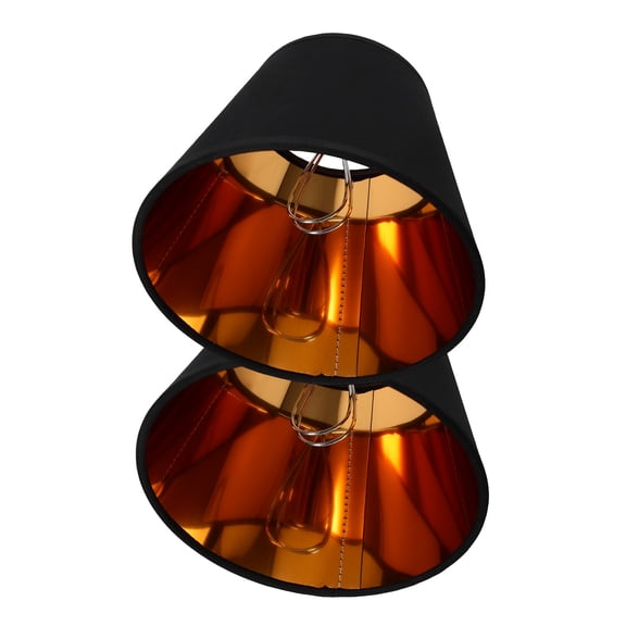 HOMEMAXS  2 Pcs Lights Lamp Shades Replacement for Table Clip Bulb Lampshade